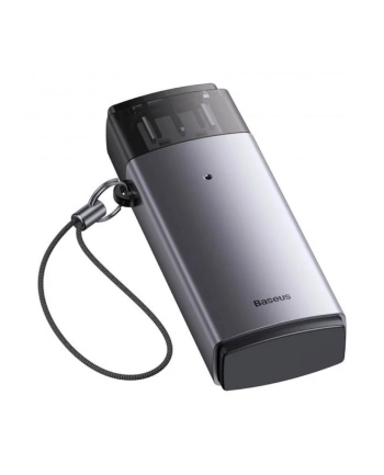baseus Czytnik kart USB 3.0 SD + microSD szary