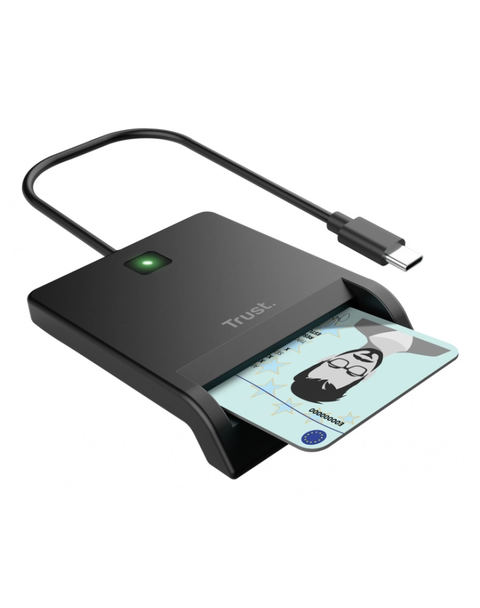 trust Czytnik ID Primo Smartcard USB-C główny