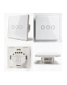 qoltec Inteligentny dotykowy 3-kanałowy włącznik wyłącznik światła | Wi-Fi | Timer | Tuya - nr 10