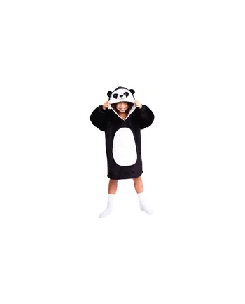 Cozy Noxxiez Bluza Koc Oversize Dla Dziecka Panda Ch326