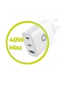 Mobile Origin Gan 40W Ładowarka Mo13 1 Usb-A 2 X Usb-C Biała - nr 10