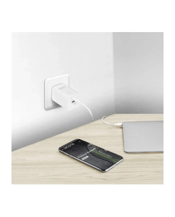 dicota Ładowarka GaN 65W 2xUSB-C biała