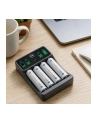 qoltec Ładowarka do akumulatorków Ni-MH typu R03 AAA R6 AA | LCD | kabelUSB-C - nr 8