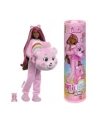 Barbie Cutie Reveal Lalka i akcesoria Seria Troskliwe Misie Zestaw z lalką w kostiumie Misi Wesołe Serce i z 10 niespodziankami JCN93 JCN95 - nr 1