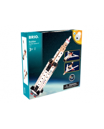 Brio Klocki Drewniane Rakieta Apollo 63460700 91 El. nr 1