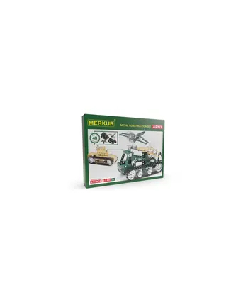 Merkur Zestaw Konstrukcyjny Wojskowy Army Set 40 Modeli nr 1