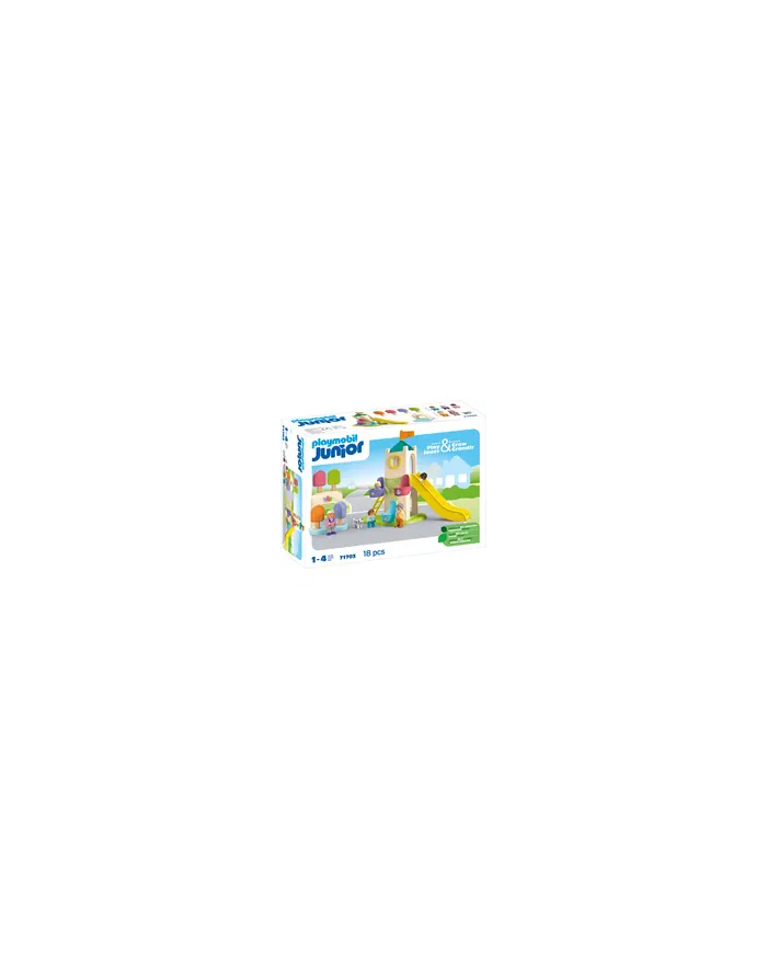 Playmobil 71703 Junior Wieża Przygód I Budka Lodami główny