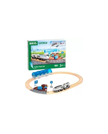 Brio Ravensburger World Zestaw Turbo Pociągu