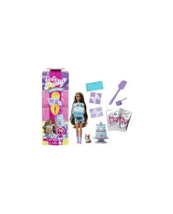 Barbie Party Unboxed Imprezowe niespodzianki Lalka i akcesoria JFG72