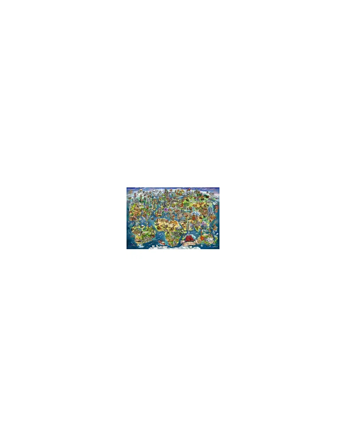Ravensburger Puzzle 5000 Illustrated World Map główny