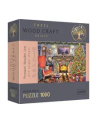Trefl Puzzle drewniane 1000el. Przy kominku 20171 - nr 1