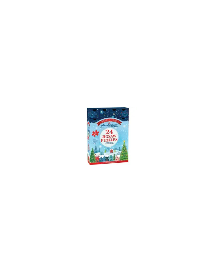 Eurographics Eurografika Puzzle Kalendarz Adwentowy Wioska Bożonarodzeniowa / 24X5 główny