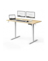 Biurko SENSE7 NOJO LIGHT Jasnobrązowo-Białe 120 cmx60 cm - nr 1