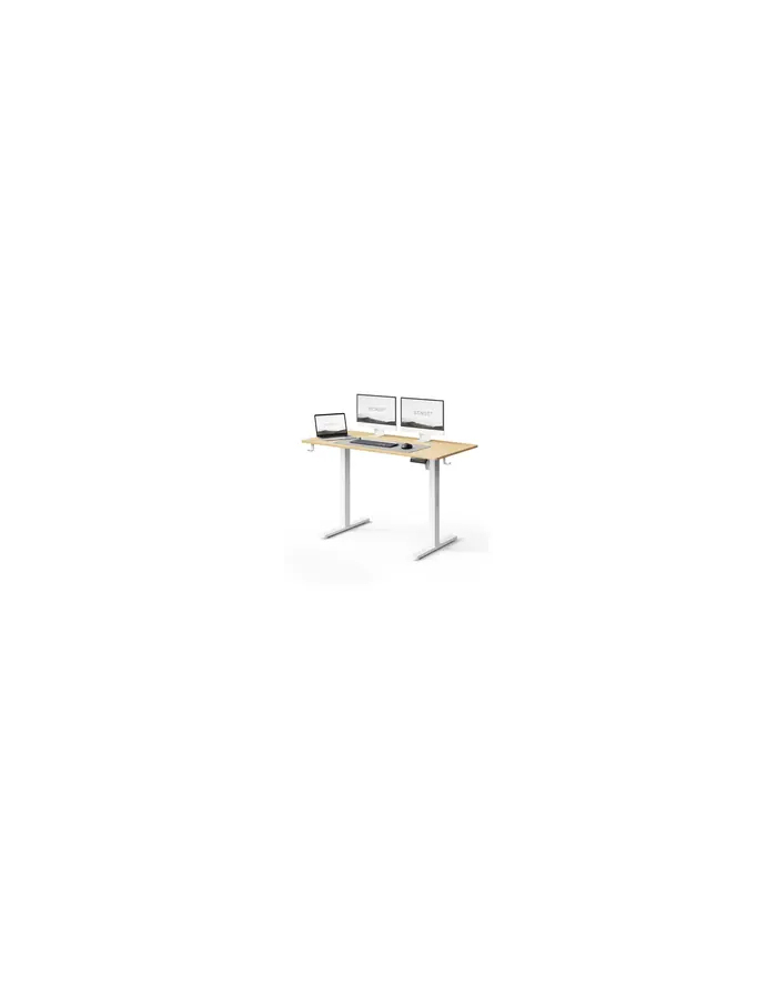 Biurko SENSE7 NOJO LIGHT Jasnobrązowo-Białe 120 cmx60 cm główny