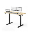 Biurko SENSE7 NOJO LIGHT Jasnobrązowo-Czarne 120 cmx60 cm - nr 1