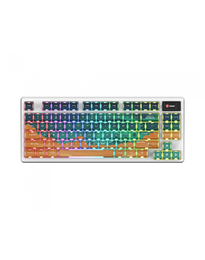 msi Klawiatura bezprzewodowa Forge GK600 TKL Mars US główny