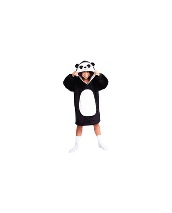 Cozy Noxxiez Bluza Koc Oversize Dla Dziecka Panda Ch326