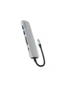 Epico Mini Aluminium 6in1 hub USB-C srebrny (9915112100067) - nr 1