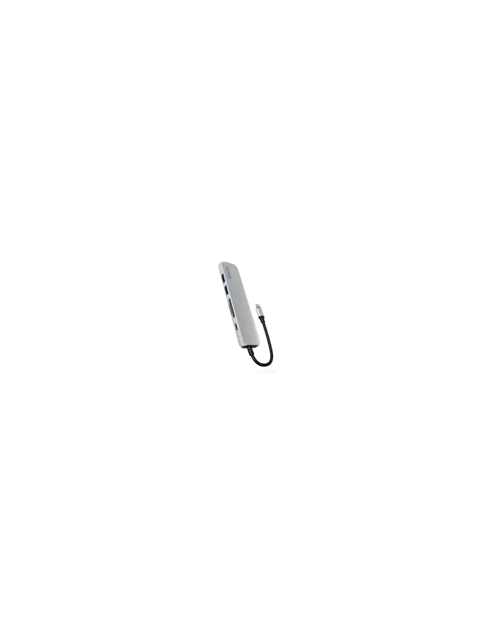 Epico Mini Aluminium 6in1 hub USB-C srebrny (9915112100067) główny