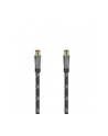 Hama Aerial Cable, Coaxial Male to Coax Female, Metal, Gold-plated, 120 dB, - nr 2