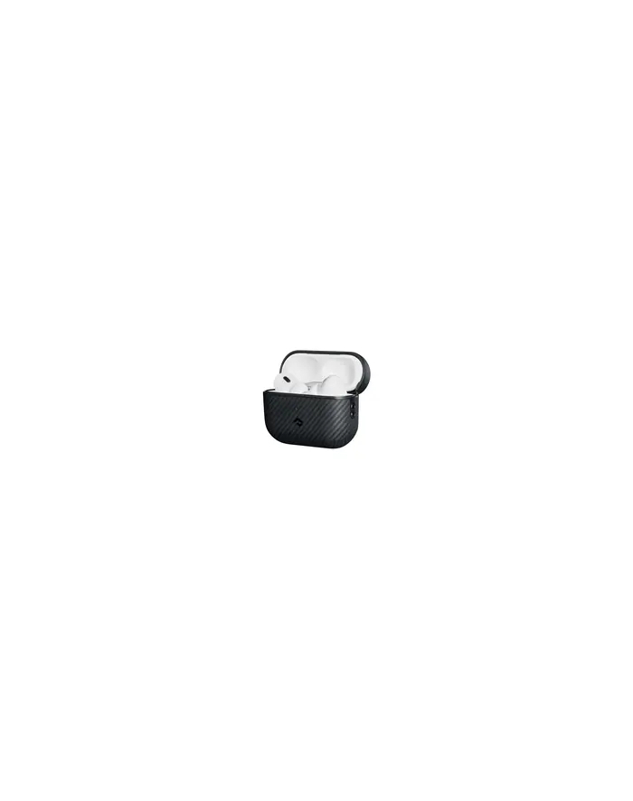 PITAKA Aramid Fiber Magnetic Case black/gray AirPods 4 główny