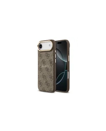 Guess Futerał Do Iphone 17 Air Kompatybilny Z Magsafe Guhmp17Mp4Msegcw (Pu 4G W/ Classic) Brązowy