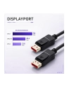 qoltec Kabel DispalyPort M/M v2.1 | 54G | 0.5m - nr 4