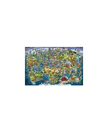 Ravensburger Puzzle 5000 Illustrated World Map