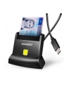 axagon Czytnik smart kart identyfikacyjnych USB-C CRE-SM4NC - nr 7