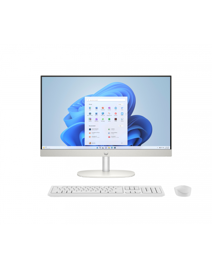 HP All-in-One 24 - Ultra 5 125U | 23,8'' | 16GB | 512GB | W11H | Biały Ultra 5 125U |LCD:23.8''FHDIPS|RAM:16GB|SSD:512GB|keyboard+mouse|W11H główny