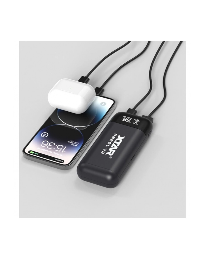 Ładowarka do akumulatorów/powerbank Li-ion XTAR PB2SLV2 główny