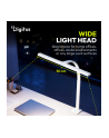 digitus Lampa biurkowa LED, 50 cm, 1025 lm, 7 W, temp. barw 3000K-6500K, biała - nr 8