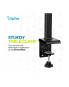 digitus Lampa biurkowa LED, 80 cm, 2400 lm, 16 W, temp. barw 3000K-6500K, czarna - nr 10