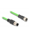 Tragant Przewód adapter M12 A-coded 8-pin męski-żeński Pur Tpu 5m Delock 80404 - nr 1