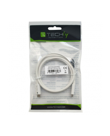 Techly ICOC-MU4-20G240W2 kabel USB USB4 Gen 2x2 2 m USB C Biały