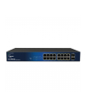 Allnet Switch 240W Fanless 19'' Rack (SG8018P) 16 POE Port 10/100/1000TX + 2xSFP - nr 3