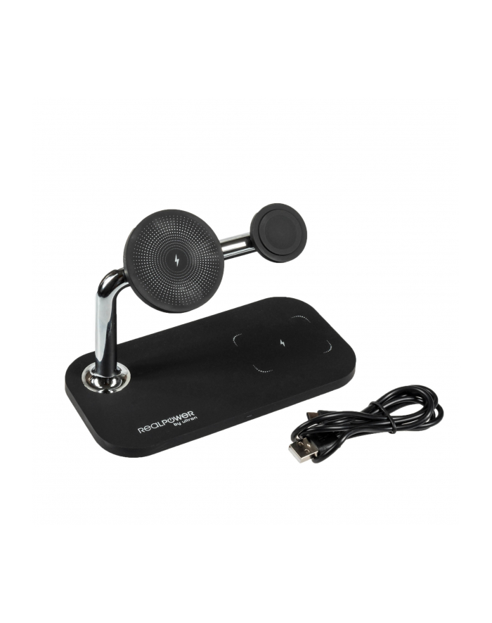 Realpower Ładowarka ChargeAir MAG Ladestation mit Magsafe schwarz główny