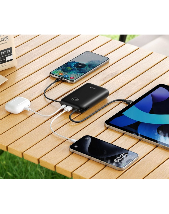 Swissten 30000 Mah Voltbox Usb C A 35W Kabel Lightning główny