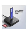 axagon Stacja dokująca USB-C 3.2 Gen 2 ADSA-M2C11 ALU- 1xNVMe /SATA M.2 10Gbps - nr 7