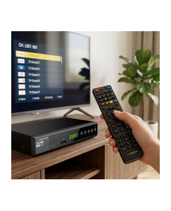 Tuner/dekoder cyfrowy DVB-T2 H.265/HEVC Esperanza EV111P