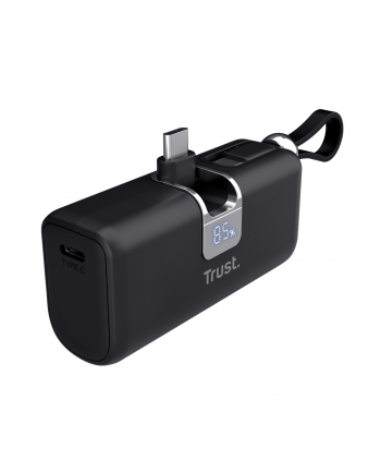 Kieszonkowy powerbank TRUST Pacto 5000 mAh czarny
