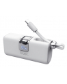Kieszonkowy powerbank TRUST Pacto 5000 mAh biały - nr 3