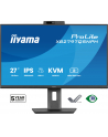 iiyama Monitor 27 '' Prolite XB2797QSNPH-B1,IPS,QHD,CAM,MIC,HDMI, DP, 4xUSB,75Hz, USB-C DOCK  96W, RJ45,KVM, 2x2W, 5MP WINDOWS HELLO, HAS 150,  350CD, 1ms - nr 12