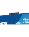 iiyama Monitor 27 '' Prolite XB2797QSNPH-B1,IPS,QHD,CAM,MIC,HDMI, DP, 4xUSB,75Hz, USB-C DOCK  96W, RJ45,KVM, 2x2W, 5MP WINDOWS HELLO, HAS 150,  350CD, 1ms - nr 18