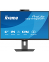 iiyama Monitor 27 '' Prolite XB2797QSNPH-B1,IPS,QHD,CAM,MIC,HDMI, DP, 4xUSB,75Hz, USB-C DOCK  96W, RJ45,KVM, 2x2W, 5MP WINDOWS HELLO, HAS 150,  350CD, 1ms - nr 23