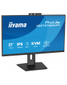 iiyama Monitor 27 '' Prolite XB2797QSNPH-B1,IPS,QHD,CAM,MIC,HDMI, DP, 4xUSB,75Hz, USB-C DOCK  96W, RJ45,KVM, 2x2W, 5MP WINDOWS HELLO, HAS 150,  350CD, 1ms - nr 29