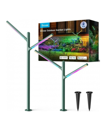 Ogrodowe oświetlenie LED Govee H7086 RGBICWW, RGBWW, 1100 Lm, 2.4GHz Wi-Fi + Bluetooth, IP66