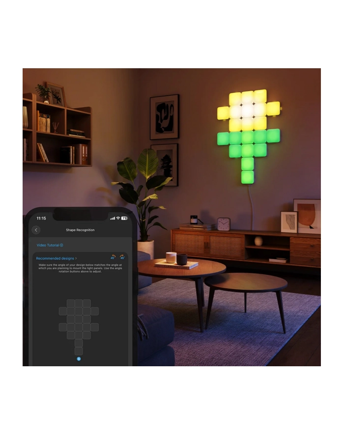 Govee Panele świetlne Mini Square Panel Lights 10-pack H8069 główny