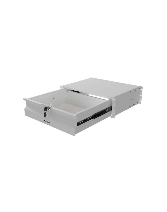 LANBERG SZUFLADA DO SZAF 19''; 3U 360MM SZARA główny