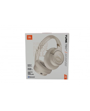 Słuchawki bezprzewodowe nauszne JBL Tune 780NC Beżowe